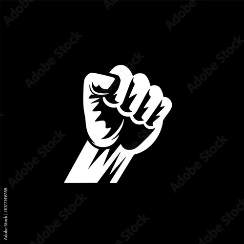 Fist - High Quality Vector Logo - Vector illustration ideal for T-shirt graphic