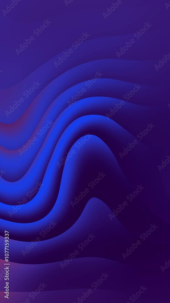 Abstract animated wave gradient background
