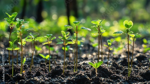 young plant seeds