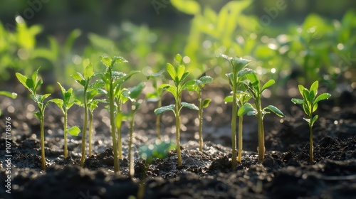 young plant seeds