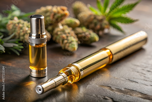 Wallpaper Mural A vape with a bottle of liquid next to it Torontodigital.ca