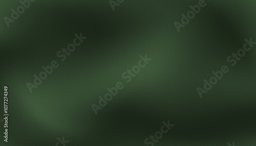 Green foil leaf texture. Gradient background with glass effect.
