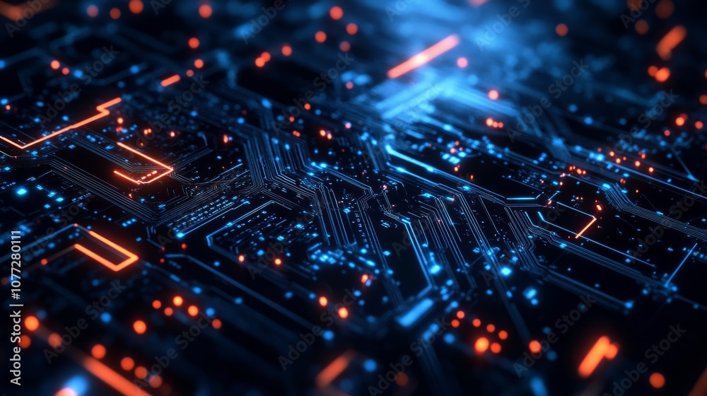 Fototapeta premium a black neon high-tech background