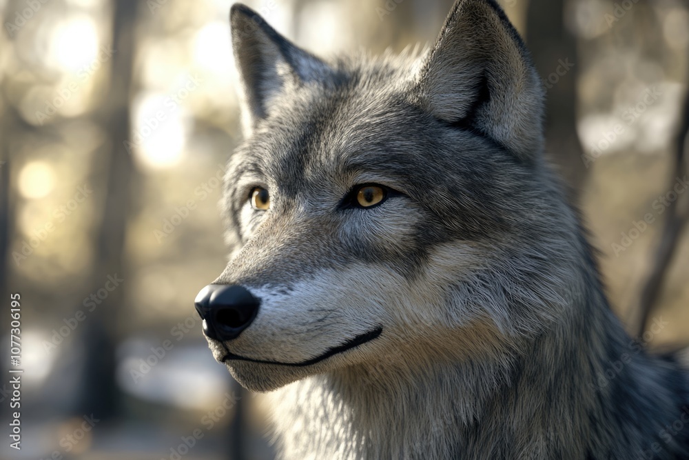 Naklejka premium WOLF