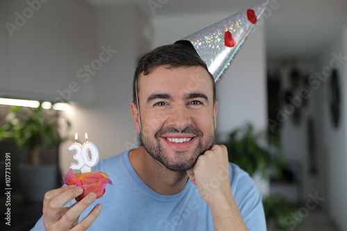 Man excited to turn 30 years old 