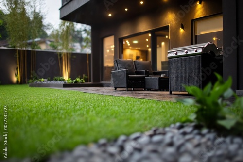 outdoor terrance garden comfy house new barbeque area design