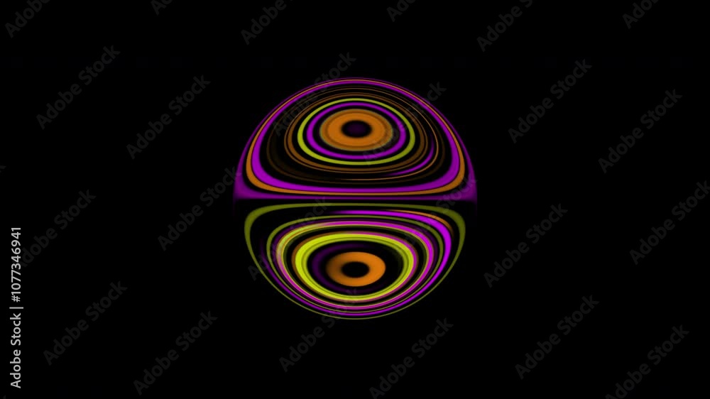 Abstract neon background. Colorful vibrant floating circles neon lights. 4K 3D seamless loop animation abstract composition light glowing neon LED circle background. Abstract neon background. Colorful vibrant floating circles neon lights. 4K 3D seamless loop animation abstract composition light glowing neon LED circle background.