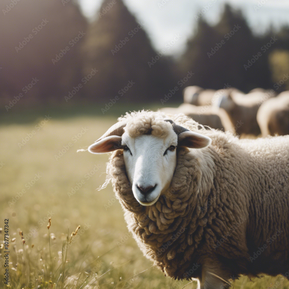 Obraz premium Sheep Closeup