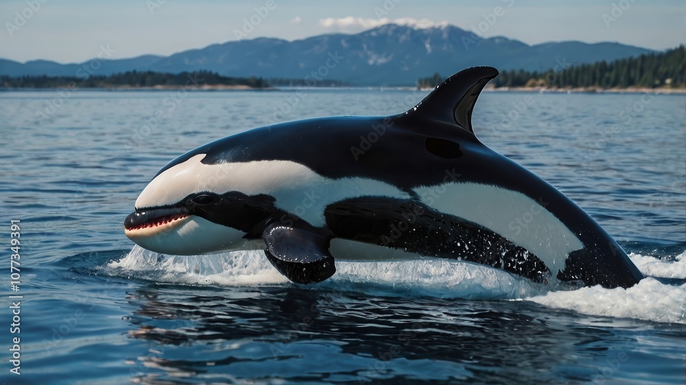 Fototapeta premium Killer whale in the natural environment