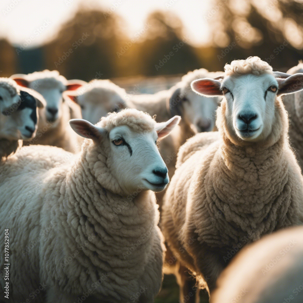 Fototapeta premium Sheep Closeup