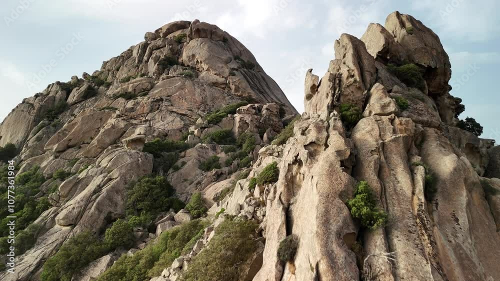 Exploring the rugged mountains of Sardinia and their stunning natural beauty at sunset Exploring the rugged mountains of Sardinia and their stunning natural beauty at sunset