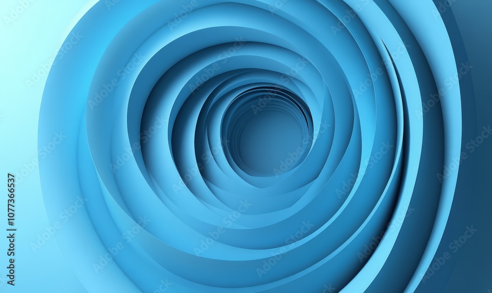 abstract blue background with round blank copy space and spiral shape abstract blue background with round blank copy space and spiral shape