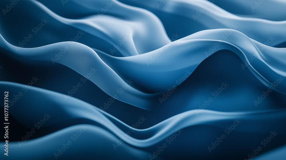 Fototapeta premium abstract blue background, beautiful lines and blur