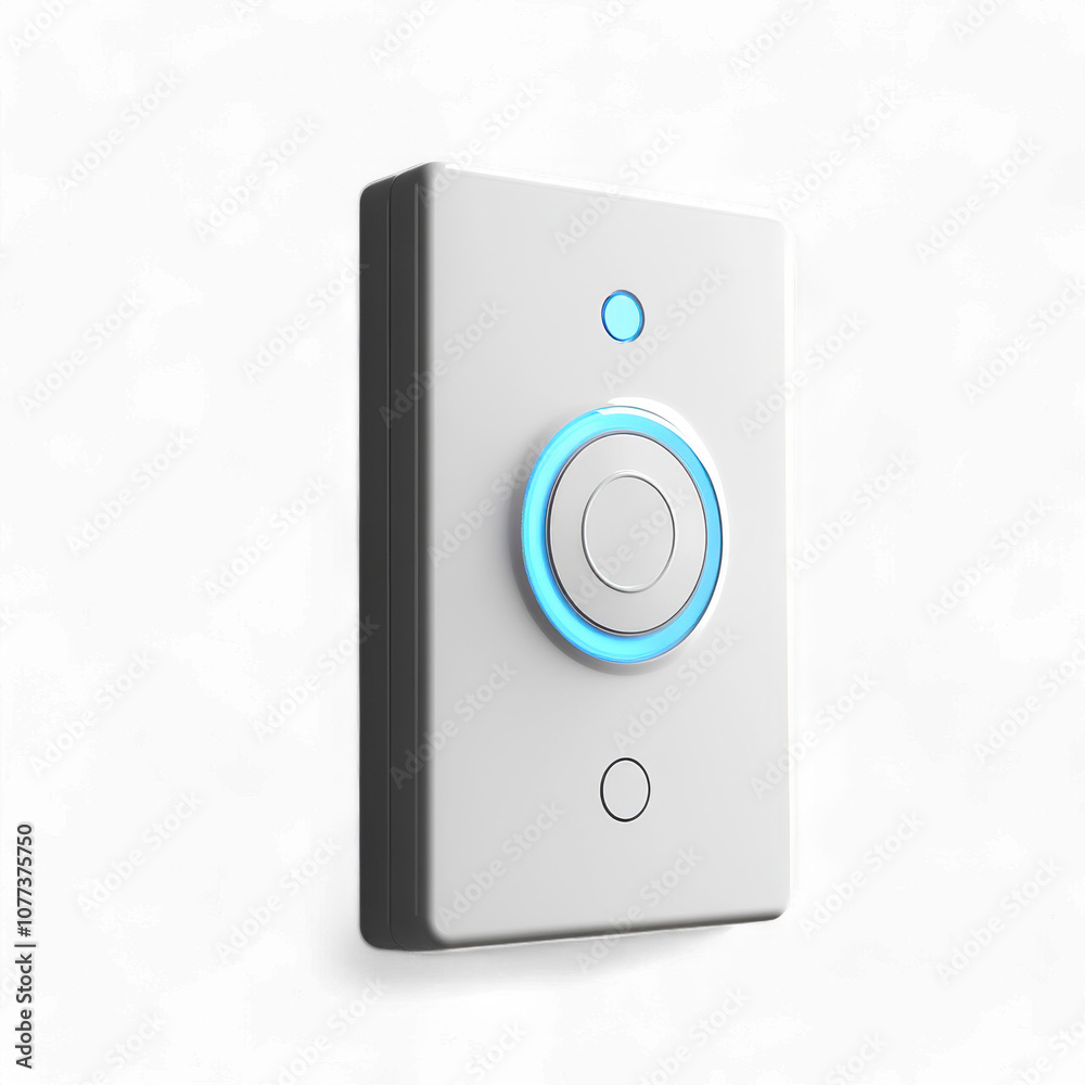 Modern Smart Home Doorbell with LED Indicator Modern Smart Home Doorbell with LED Indicator