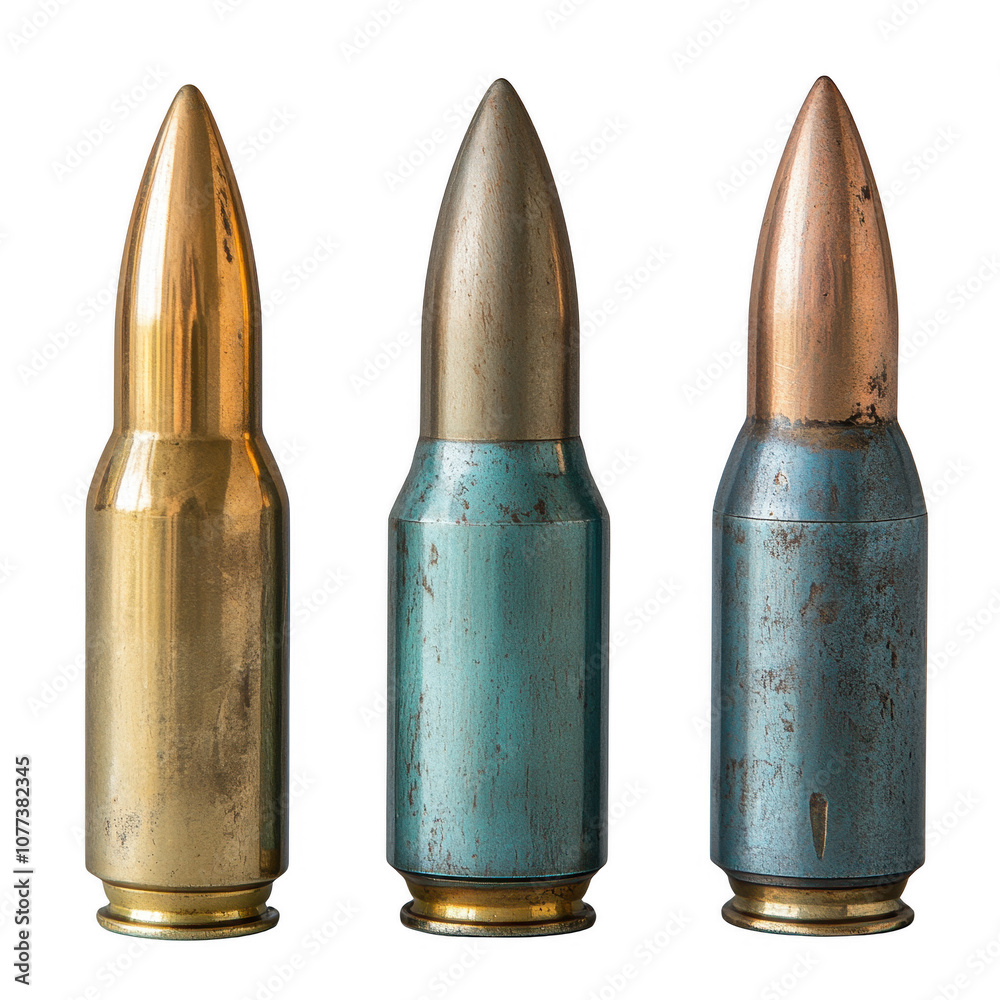 Assortment of Rifle Ammunition Cartridges Assortment of Rifle Ammunition Cartridges