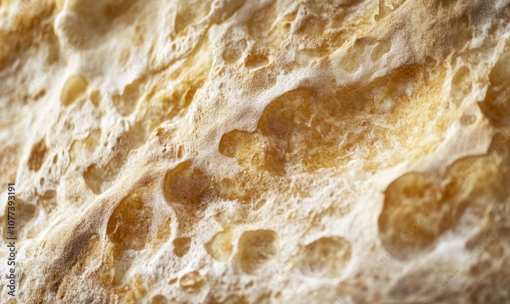 Close-up of freshly baked bread crust Close-up of freshly baked bread crust