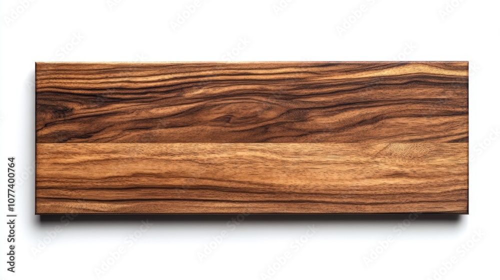 Exquisite wood texture: rich walnut grain on a sleek rectangular surface Exquisite wood texture: rich walnut grain on a sleek rectangular surface