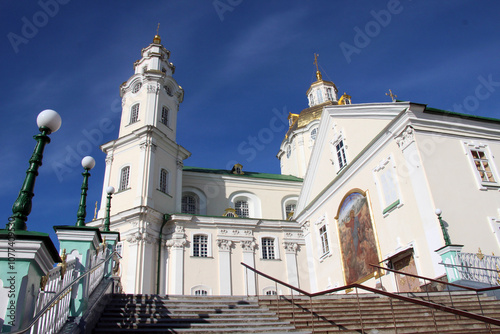 Pochaiv Assumption Lavra is an Orthodox male monastery in Ukraine in the city of Pochaiv. photo