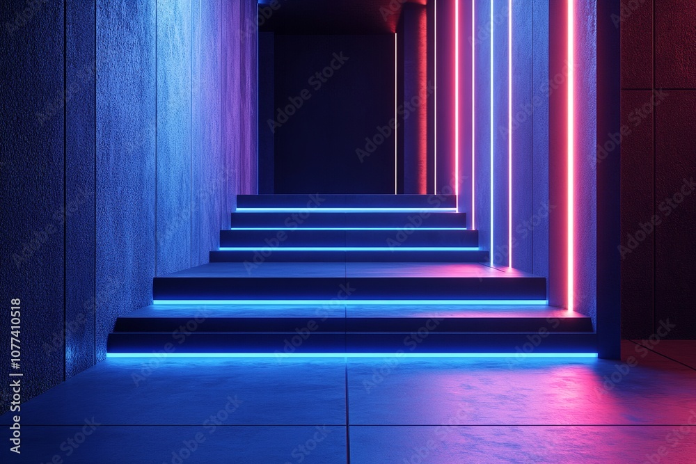 High-tech platform with glowing accents, minimalist, futuristic design High-tech platform with glowing accents, minimalist, futuristic design