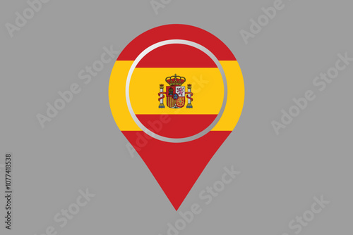 Spain flag with location sign, Flag of Spain national country symbol illustration Vector, Rectangle Spain flag illustration, Flat vector illustration
Free Download Spain flag with location sign, Flag of Spain national country symbol illustration Vector, Rectangle Spain flag illustration, Flat vector illustration
- GFXLoad