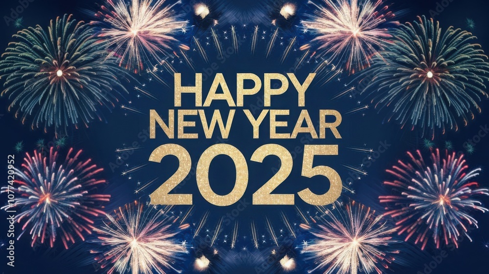 Happy New Year 2025. Festive background for your design. Vector illustration.
Happy New Year 2025. Festive background for your design. Vector illustration.