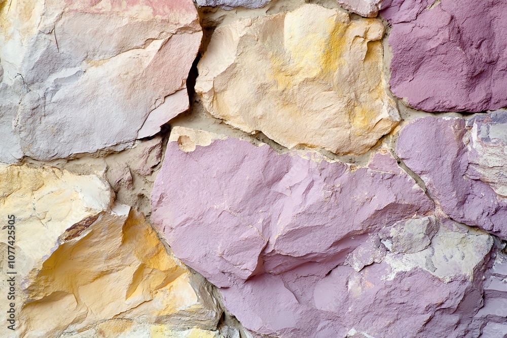 Fototapeta premium Wallpaper with a pastel stone texture.
