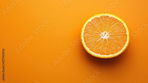 vibrant soft orange solid color background with no texture