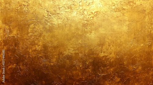 The texture of a gold concrete wall displays a rich golden backdrop with a rough concretelike texture photo