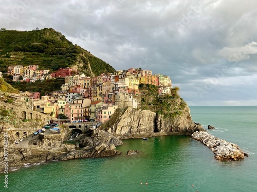 view of manarola marina, italy