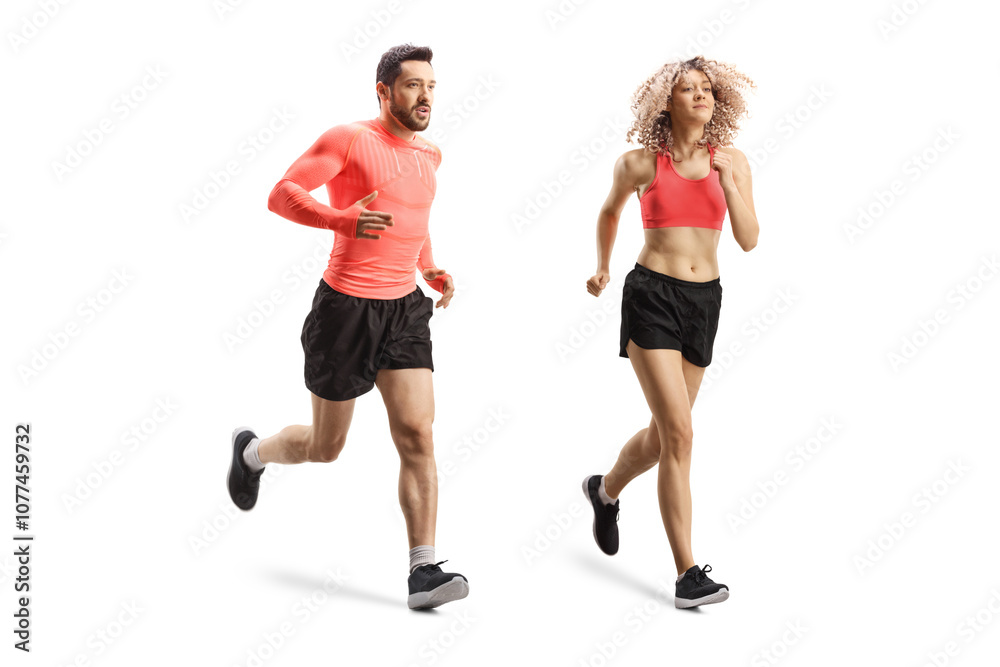 © Ljupco Smokovski - Man and woman running together