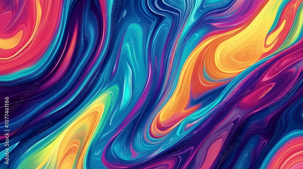 rainbow swirl background, psychedelic
