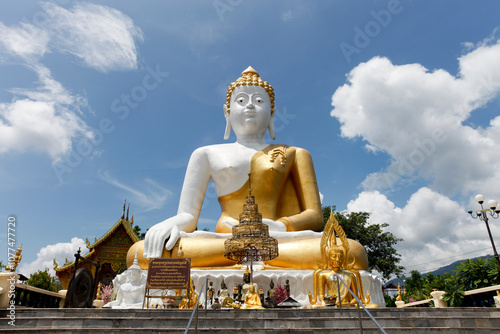 Giant Buddha statue photo