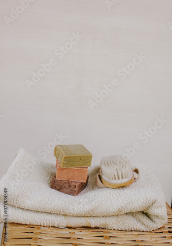 Soap and brush  photo