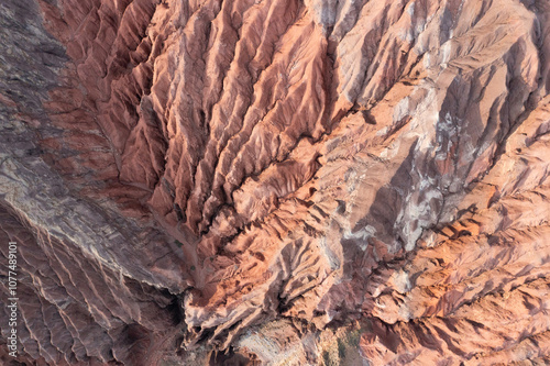 Aerial View, Rainbow Valley, Atacama Desert, Chile photo