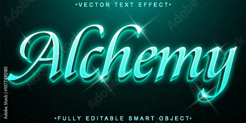 Alchemy Vector Fully Editable Smart Object Text Effect