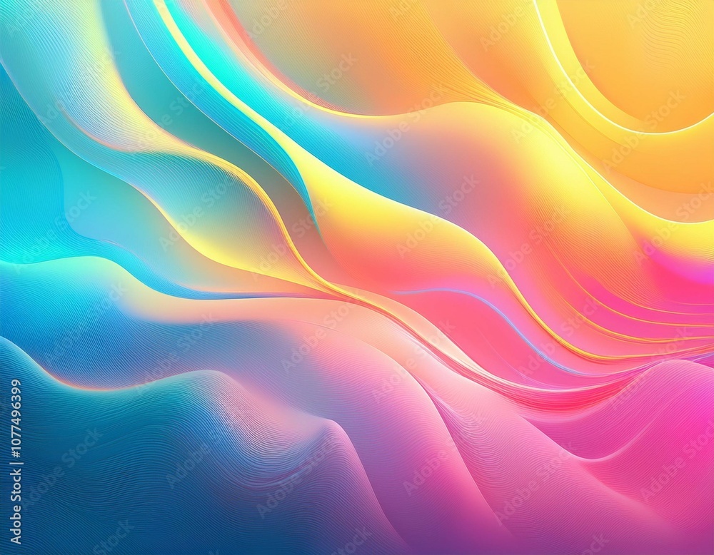 abstract pastel neon banner background blending yellow to pink to blue hues for modern and colorful design abstract pastel neon banner background blending yellow to pink to blue hues for modern and colorful design
