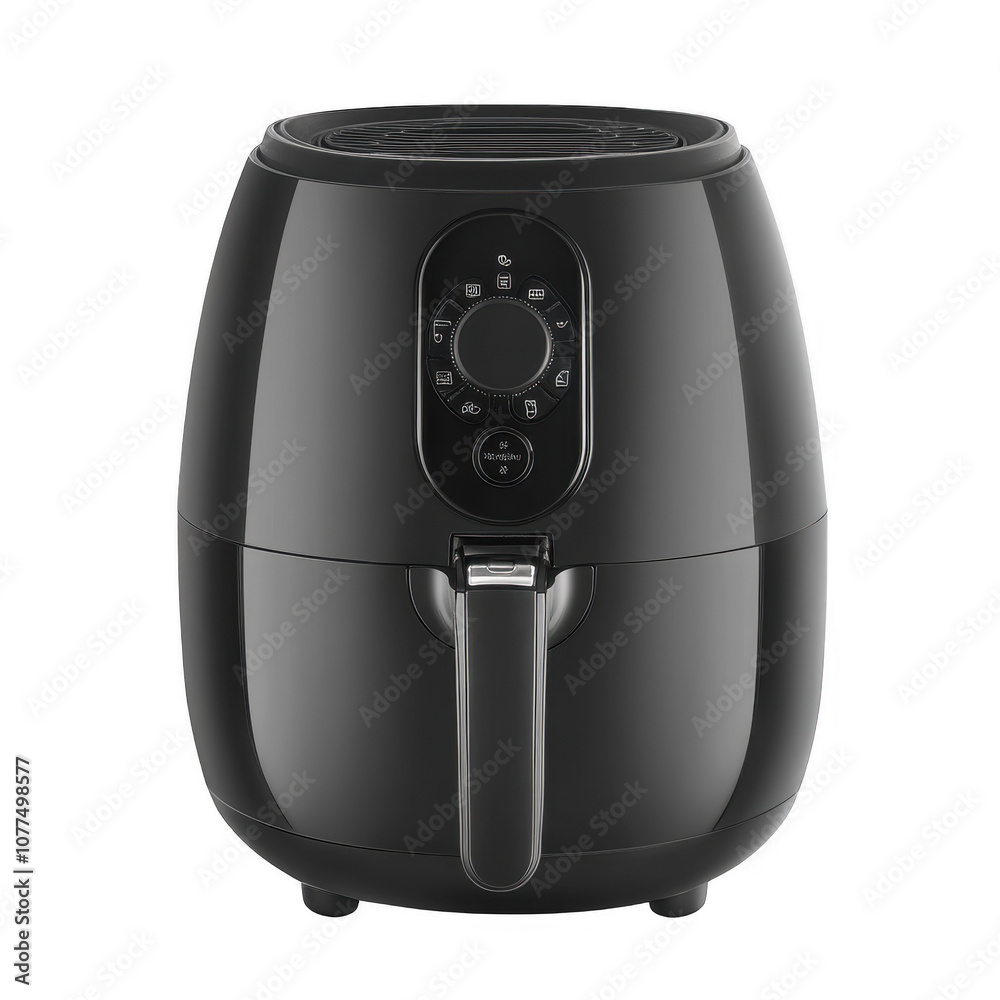 Modern Digital Air Fryer with Adjustable Temperature and Timer Controls Modern Digital Air Fryer with Adjustable Temperature and Timer Controls