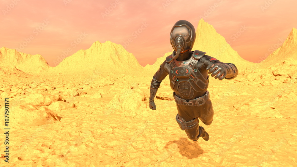 サイバーマン　3DCGレンダリング