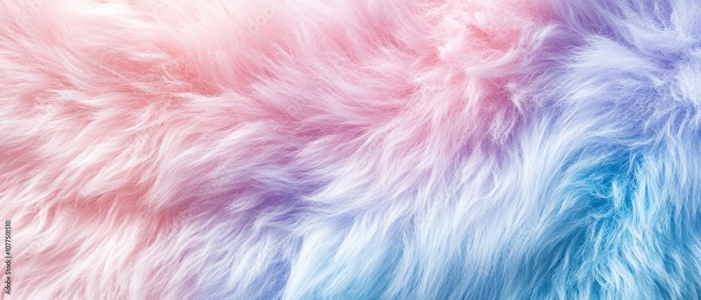 Soft, colorful fur texture blending pink and blue hues. Soft, colorful fur texture blending pink and blue hues.