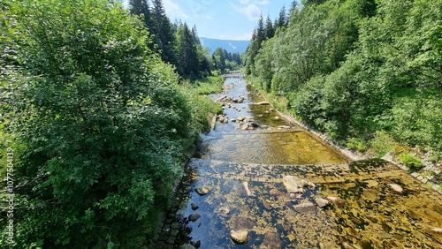 spindleruv mlyn, upper reaches of the elbe photo