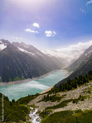 lake in the mountains