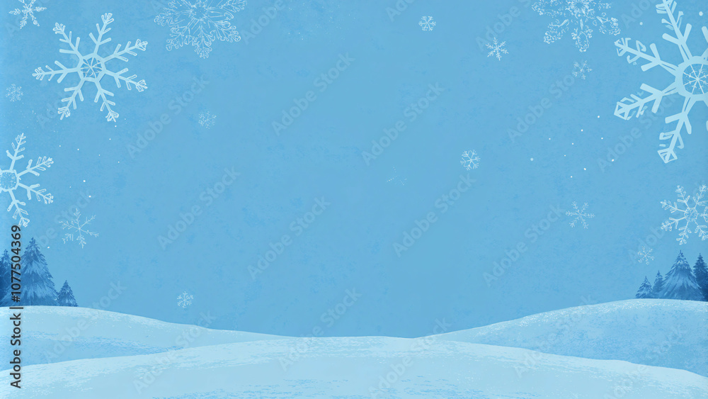 Winter blank space snow backgrounds decoration Winter blank space snow backgrounds decoration