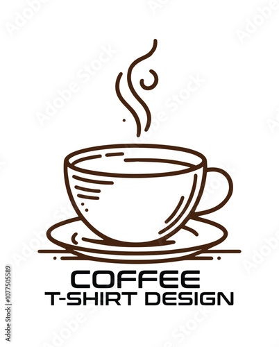 Coffee Vector T Shirt Design