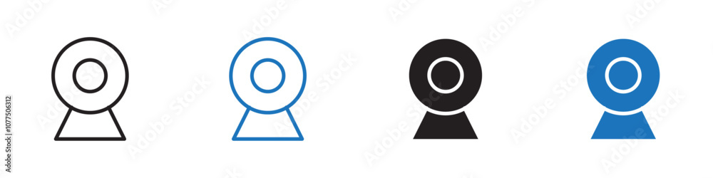 Cctv icon Vector set outline Cctv icon Vector set outline
