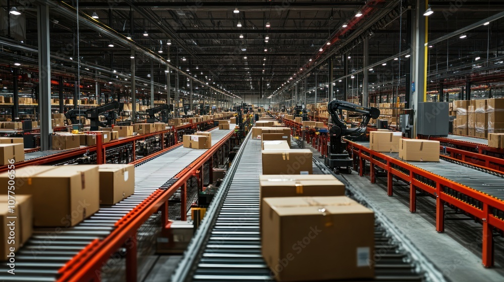 Automated Package Sorting System in a Large Warehouse Automated Package Sorting System in a Large Warehouse