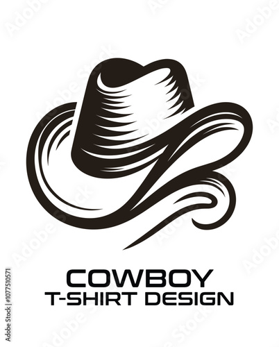 Cowboy Vector T Shirt Design