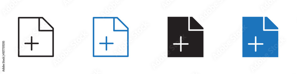 Prescription icon Vector set outline Prescription icon Vector set outline