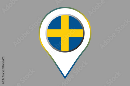 Sweden flag with location sign, Flag of Sweden national country symbol illustration Vector, Rectangle Sweden flag illustration, Flat vector illustration
Free Download Sweden flag with location sign, Flag of Sweden national country symbol illustration Vector, Rectangle Sweden flag illustration, Flat vector illustration
- GFXLoad