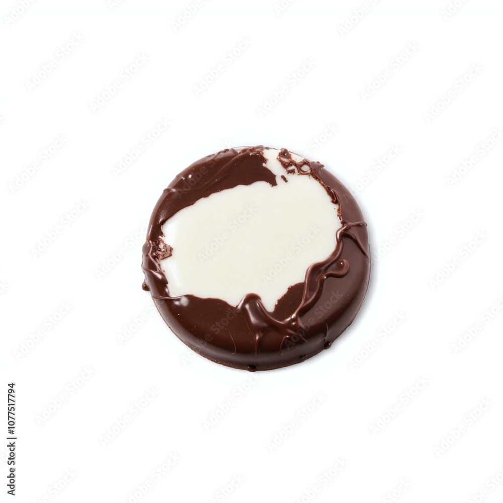 Decadent Chocolate Ganache Dessert with Glossy Finish: Perfect for Chocolate Lovers on a Clean White Background Decadent Chocolate Ganache Dessert with Glossy Finish: Perfect for Chocolate Lovers on a Clean White Background