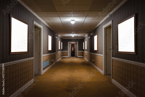 Forgotten Hallway: A Haunting Reminder of the Past